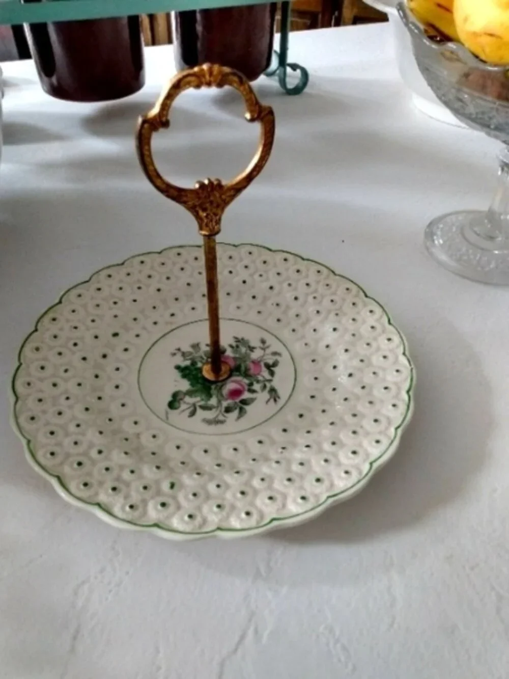 Vintage Elegant Antique White Broderie Anglaise Embroidered Linen Napkins (5)
